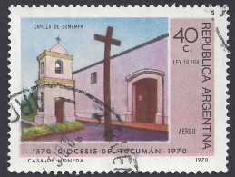 ARGENTINA 1970 - Yvert A134° - Diocesi | - Used Stamps