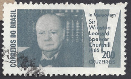 BRASILE 1965 - Yvert 777° - Churchill | - Used Stamps