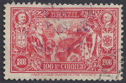 BRASILE 1908 - Yvert 142° - Centenario | - Used Stamps
