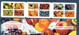 France 2023.Carnet Fruits à Savourer. .Cachet Rond.Code Barres 561921010624 - Commémoratifs