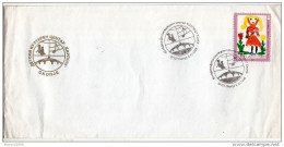 MACEDONIA, SPECIAL COVER, 1998, 50 YEARC CHILDREN CENTER "KARPOS" / BRIDGE, MUSIC  (008) - Musique