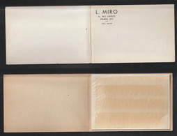 ANCIEN CLASSEUR DE POCHE Pour TIMBRES De La Maison : L. MIRO . 15 Rue Laffitte PARIS 9ème - 5 Scan - Klein, Grund Weiß