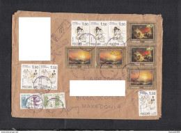 ROSSIJA R-LETTER  REPUBLIC OF MACEDONIA, ART   (008) - Cartas & Documentos