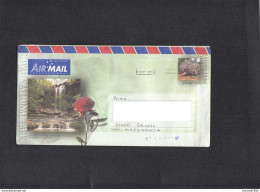 AUSTRALIA, AEROGRAMME, POSTAGE PAID / REPUBLIC OF MACEDONIA   (008) - Entiers Postaux