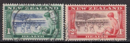 NEW ZEALAND 305-306,used,falc Hinged - Gebraucht