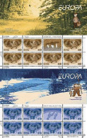Belorussia Belarus Weissrussland 2004 Europa CEPT Holidays Mushrooms Fishing Set Of 2 Limited Edition Booklets Mint - 2004