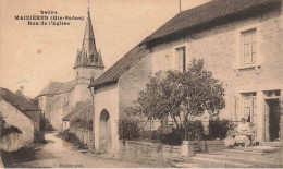 Maizières * Rue De L'église * Enfants Villageois - Autres & Non Classés