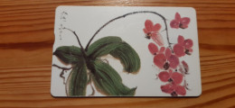 Phonecard Taiwan IC01C019 - Painting, Flower - Taiwan (Formose)