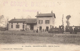 Baigneux Les Juifs * Gare Du Tramway * Train Ligne Chemin De Fer Cote D'or * CACHET 1er Groupe D'aviation 2ème Compagnie - Other & Unclassified