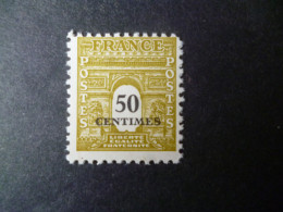 Timbre France Neuf ** 1945  N° 704 - 1944-45 Arc Of Triomphe