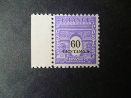 Timbre France Neuf ** 1945  N° 705 - 1944-45 Arc De Triomphe