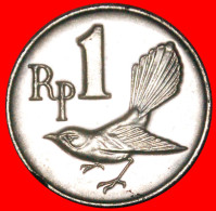 * BIRD: INDONESIA  1 RUPIAH 1970 UNC MINT LUSTRE! ·  LOW START · NO RESERVE! - Indonesien