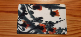 Phonecard Taiwan IC00C010 - Painting, Flower - Taiwan (Formose)