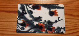 Phonecard Taiwan IC00C010 - Painting, Flower - Taiwan (Formosa)