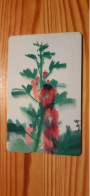 Phonecard Taiwan IC00C009 - Painting, Flower - Taiwan (Formosa)