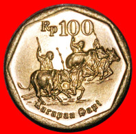 * GARUDA AND BULLS (1991-1998): INDONESIA  100 RUPIAH 1996 MINT LUSTRE!·  LOW START · NO RESERVE! - Indonésie