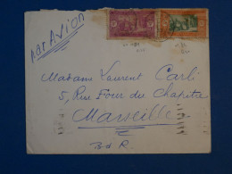 BW16  AOF SENEGAL  BELLE LETTRE 1933 CIE FRAISSINET VAPEUR COTONOU A MARSEILLE  +AFF.PLAISANT++ - Brieven En Documenten