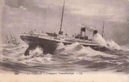 TRANSPORT - Le Timgad - Compagne Transatlantique - LL - Selecta - Bateau - Carte Postale Ancienne - Paquebots