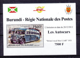 Bus - Autocars - Burundi - COB 2118 ** - En Petite Feuille - Valeur 14 € Pour Les Timbres - Feuille ++ - Bus