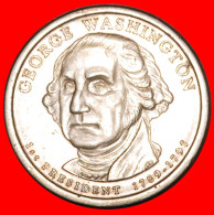 * NO PLAIN EDGE: USA  1 DOLLAR 2007P WASHINGTON (1789-1797)! ·  LOW START · NO RESERVE! - 2007-…: Presidents