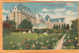 CPR Empress Hotel Victoria BC Canada Old Postcard - Victoria