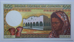 Comoros Islands 500 Francs 1994 H. UNC. - Comoros