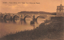 ITALIE - Roma - Ponte Milvio, Detto Molle, Fuori Porta Del Popolo - Carte Postale Ancienne - Bridges