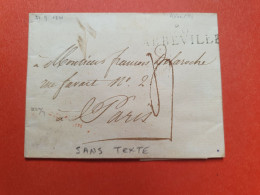Marque Postale De Abbeville Sur Lettre Sans Texte Pour Paris En 1811 - JJ 160 - 1801-1848: Precursors XIX