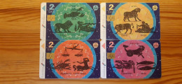 Phonecard Set Latvia - Zodiac, Horoscope - Lettonie