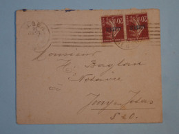 BW16 ALGERIE   BELLE LETTRE 1928 ALGER   A  JOUY PARIS  FRANCE+SURCHARGES   +AFF. INTERESSANT++ - Storia Postale