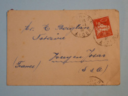 BW16 ALGERIE   BELLE LETTRE 1931 ALGER   A  JOUY PARIS  FRANCE++AFF. INTERESSANT++ - Brieven En Documenten