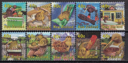 NEW ZEALAND 1826-1835,used,falc Hinged - Used Stamps