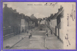 Carte Postale 59. Orchies Rue De Bellaire Très Beau Plan - Orchies