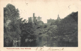 ROYAUME UNI - Angleterre - Warkworth Castle From Millwalk - Carte Postale Ancienne - Newcastle-upon-Tyne