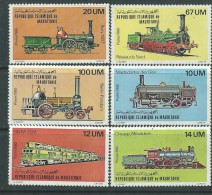 Mauritanie  N° 466 / 71  XX   Chemins De Fer. Rétrospective De Locomotives. Les 6 Valeurs Sans Charnière, TB - Mauritanie (1960-...)