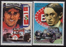 Comores N° 488 / 89 XX Automobiles : Pilotes Et Constructeurs Les 2 Valeurs Sans Charnière TB - Comores (1975-...)