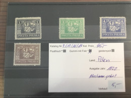Polen Abstimmungsgebiet 1922 MH* - Unused Stamps