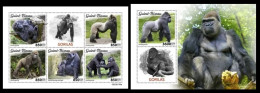 Guinea Bissau  2023 Gorillas. (136) OFFICIAL ISSUE - Gorilla's