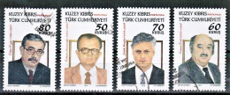 2010 - FAMOUS PEOPLE  - ANNIVERSARIES - TURKISH CYPRIOT STAMPS - STAMPS - USED - Gebraucht