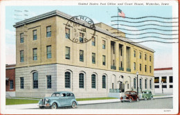 Post Office And Court House, Waterloo, Iowa 1940-Lincoln Supply Co. Old Cars - Waterloo