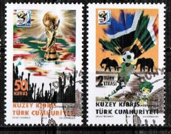2010 - FOOTBALL - FIFA  - SOUTH AFRICA - TURKISH CYPRIOT STAMPS - STAMPS - USED - Usati