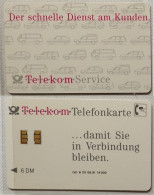 Telekom "...damit Sie In Verbindung Bleiben" / A 23 08.91 14000 - A + AD-Series : Publicitarias De Telekom AG Alemania