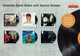 CARD ROYAL MAIL DAVID BOWIE - Musique