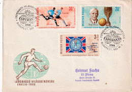 Hungary 1966 Cover; Football Fussball Soccer Calcio: FIFA World Cup England Jules Rimet: 1930 Dd-d IUruguay - Argentina - 1966 – Inghilterra