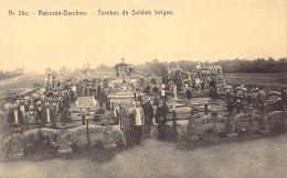 BELGIQUE - RABOSEE BARCHON - Tombes De Soldats Belges - Carte Postale Ancienne - Sonstige & Ohne Zuordnung