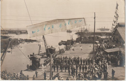 CASABLANCA - Vue Du Port - Revue Militaire ( Carte Photo ) - Casablanca