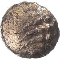 Monnaie, Rèmes, 1/4 Statère Aux Segments, 80-50 BC, TTB, Electrum - Galle