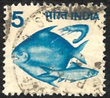 INDE   1981  -  YT 660  -  Poisson  Filigrane A    - Oblitéré - Used Stamps