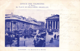 ROYAME UNI - Angleterre - London - La Banque Et La Bourse - Office Des Touristes - Bruxelles - Carte Postale Ancienne - Other & Unclassified