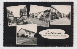 6444 WILDECK - BOSSERODE, Schule, Kirche, Strassenansichten - Bad Hersfeld